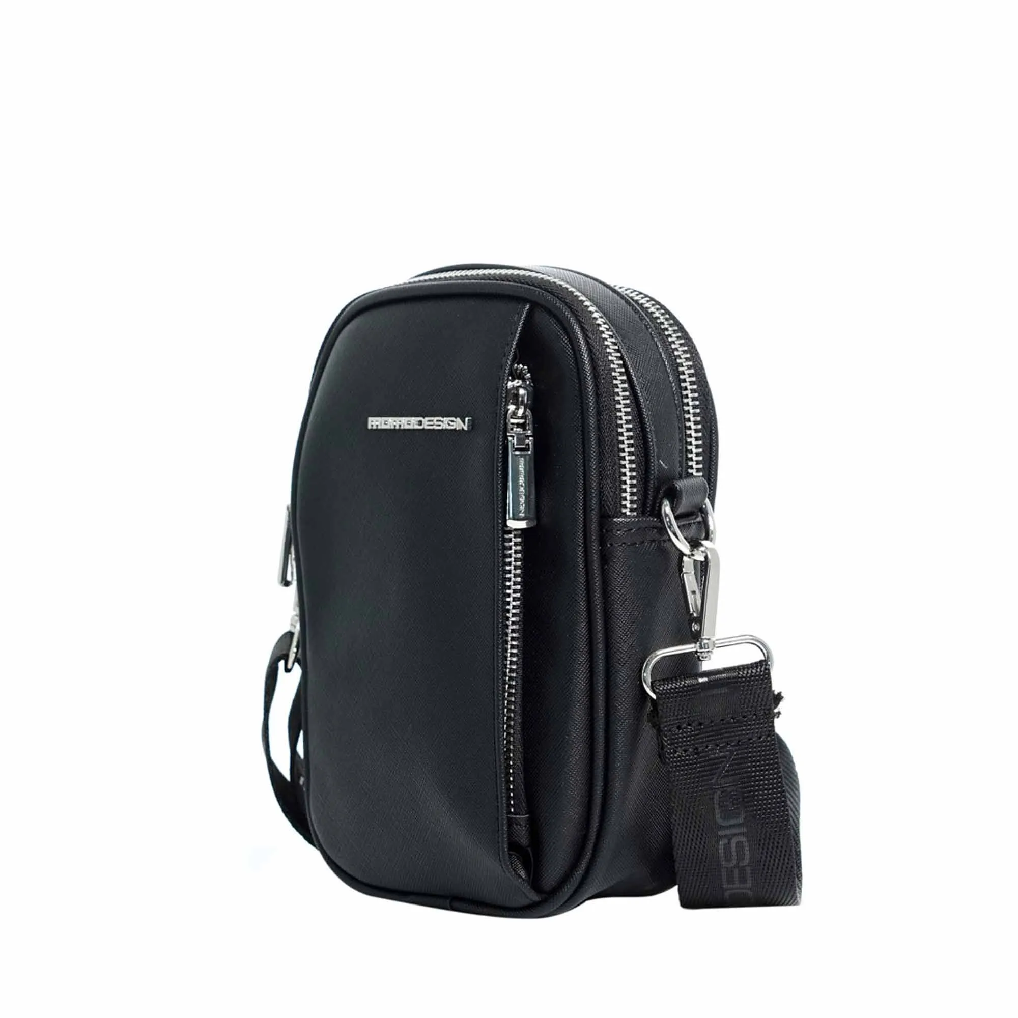 Momodesign Tracolla Business Unico in Saffiano Nero
