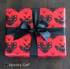 Mothman Cryptid Damask Gift Wrap (1 Sheet)