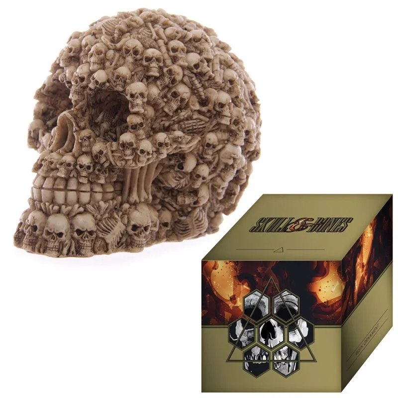 Multiple Skulls Head Decoration