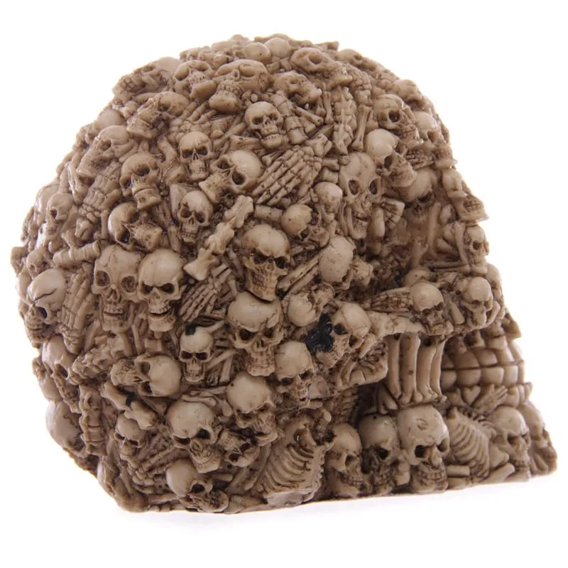 Multiple Skulls Head Decoration