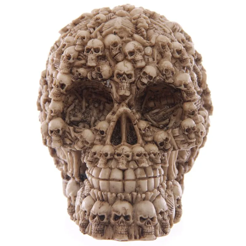 Multiple Skulls Head Decoration