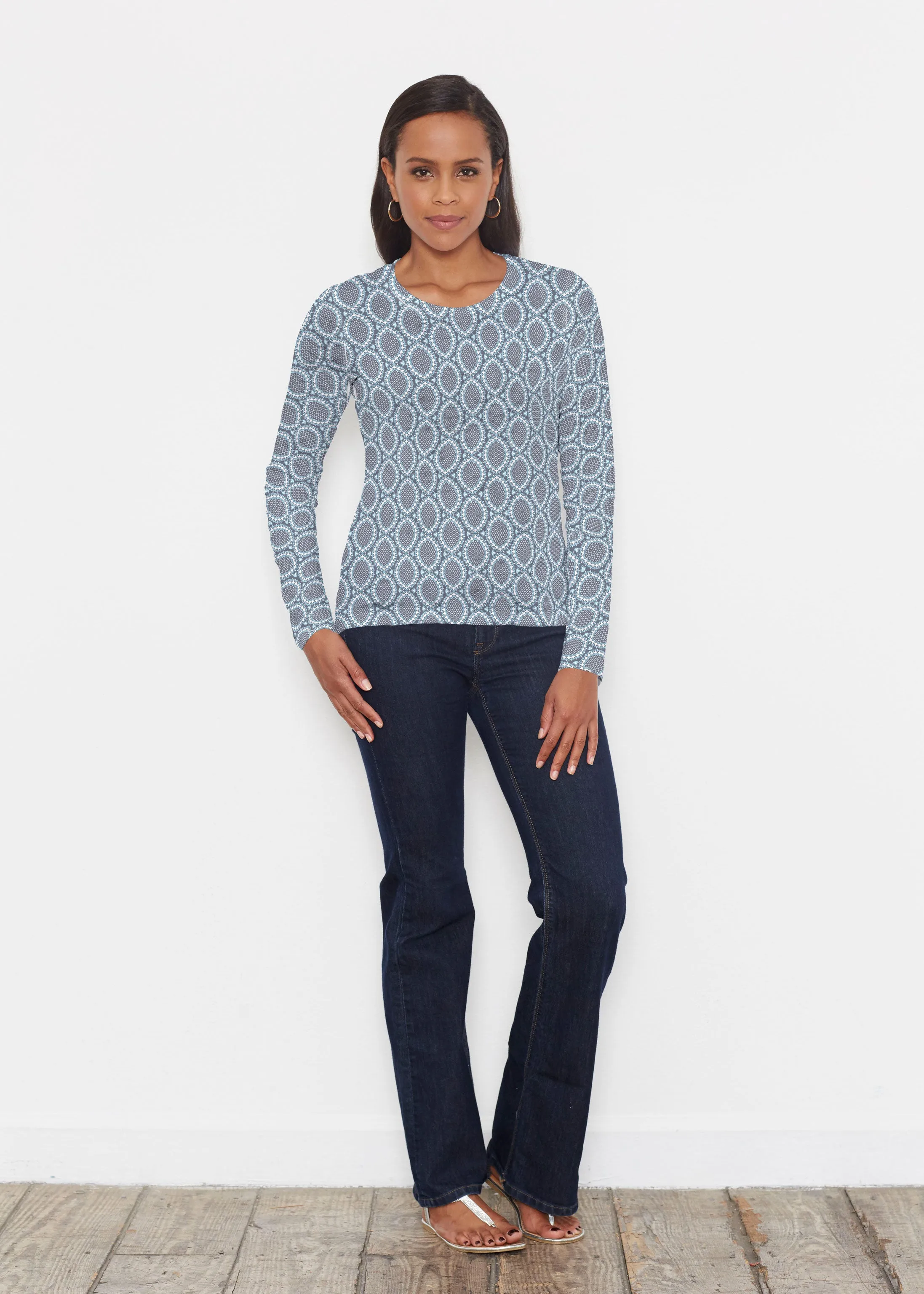 Namaste Lace (13370) ~ Signature Long Sleeve Crew Shirt