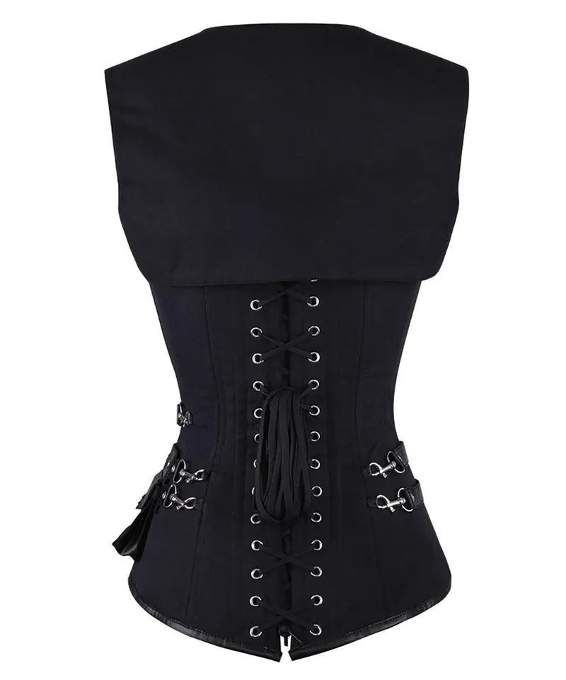 Naneelia Gothic Overbust Reversible Corset