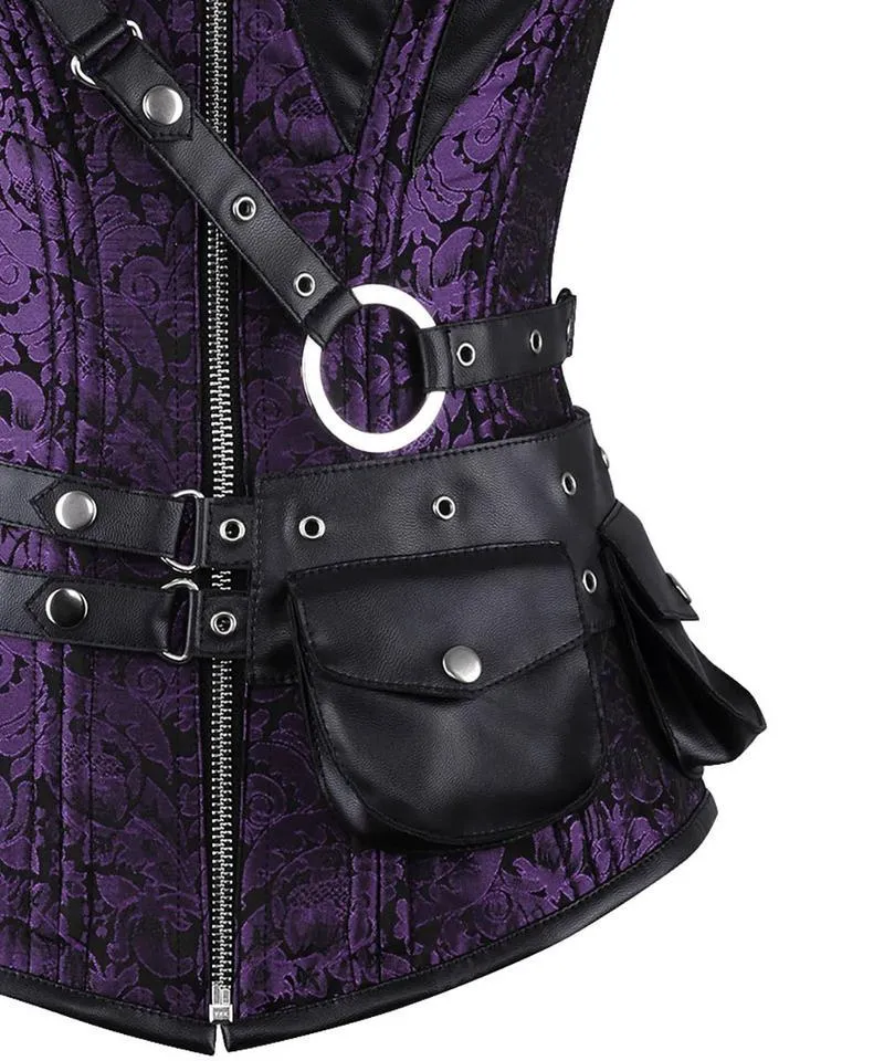 Naneelia Gothic Overbust Reversible Corset