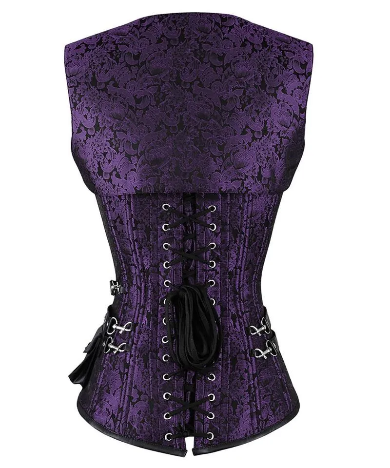 Naneelia Gothic Overbust Reversible Corset