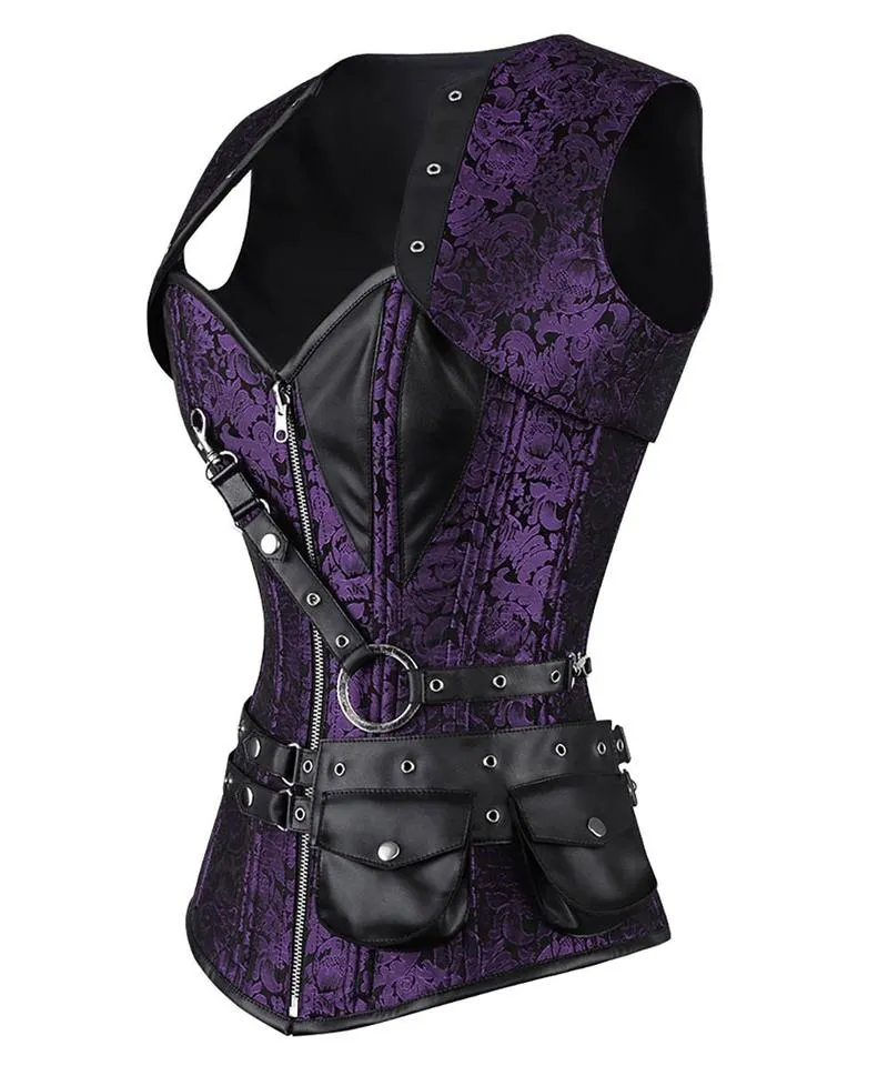 Naneelia Gothic Overbust Reversible Corset