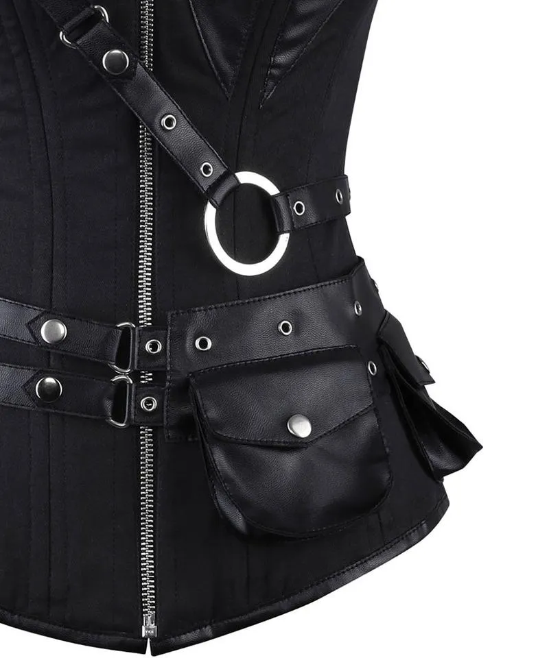 Naneelia Gothic Overbust Reversible Corset