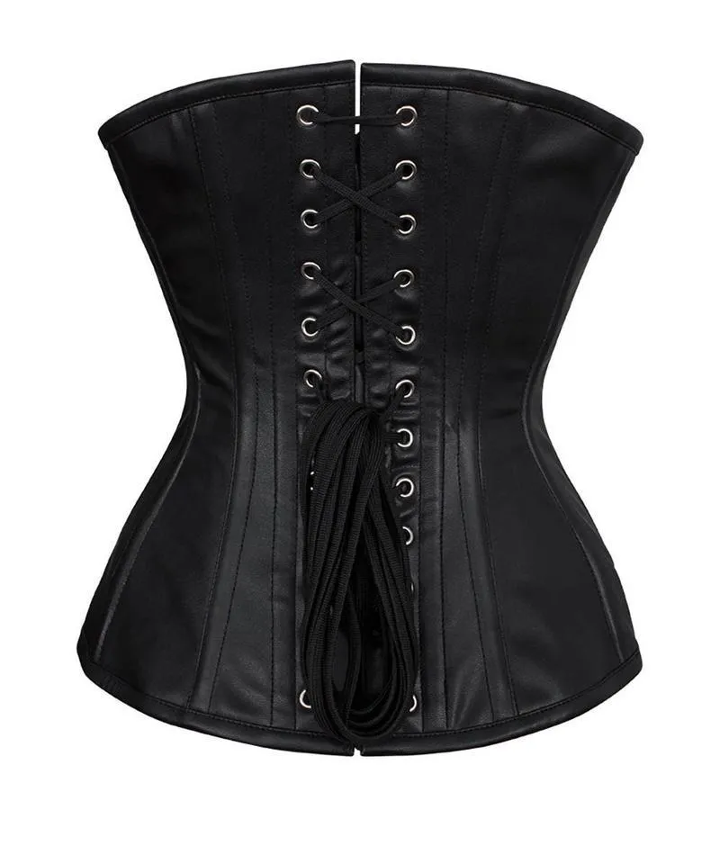 Nastasya Embroidered Overbust Corset with Hanging Chain