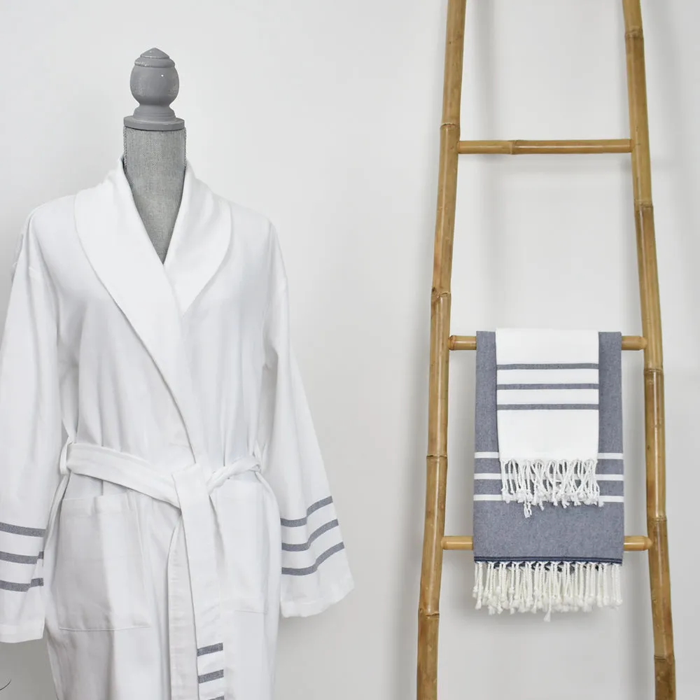Navy Bath Towel – Antiochia Collection