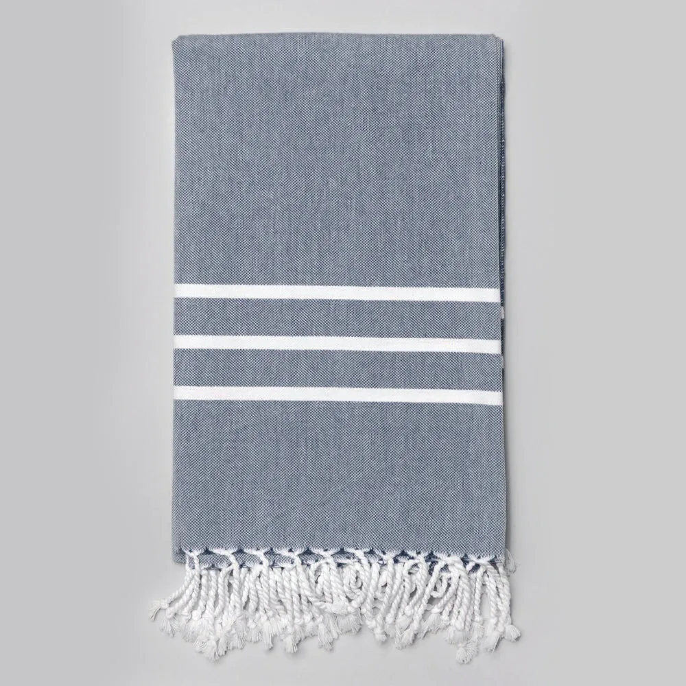 Navy Bath Towel – Antiochia Collection