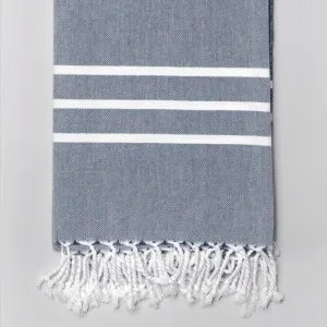 Navy Bath Towel – Antiochia Collection