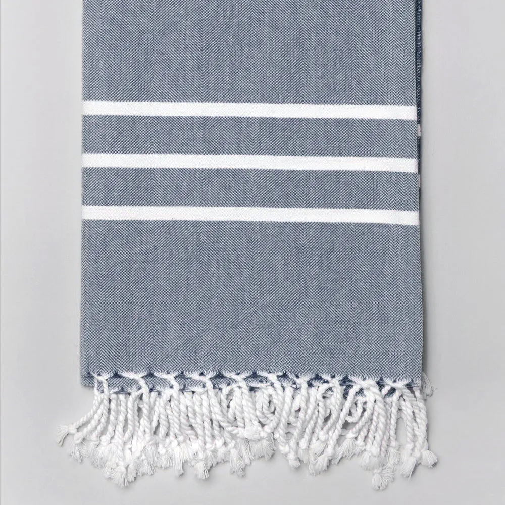 Navy Bath Towel – Antiochia Collection