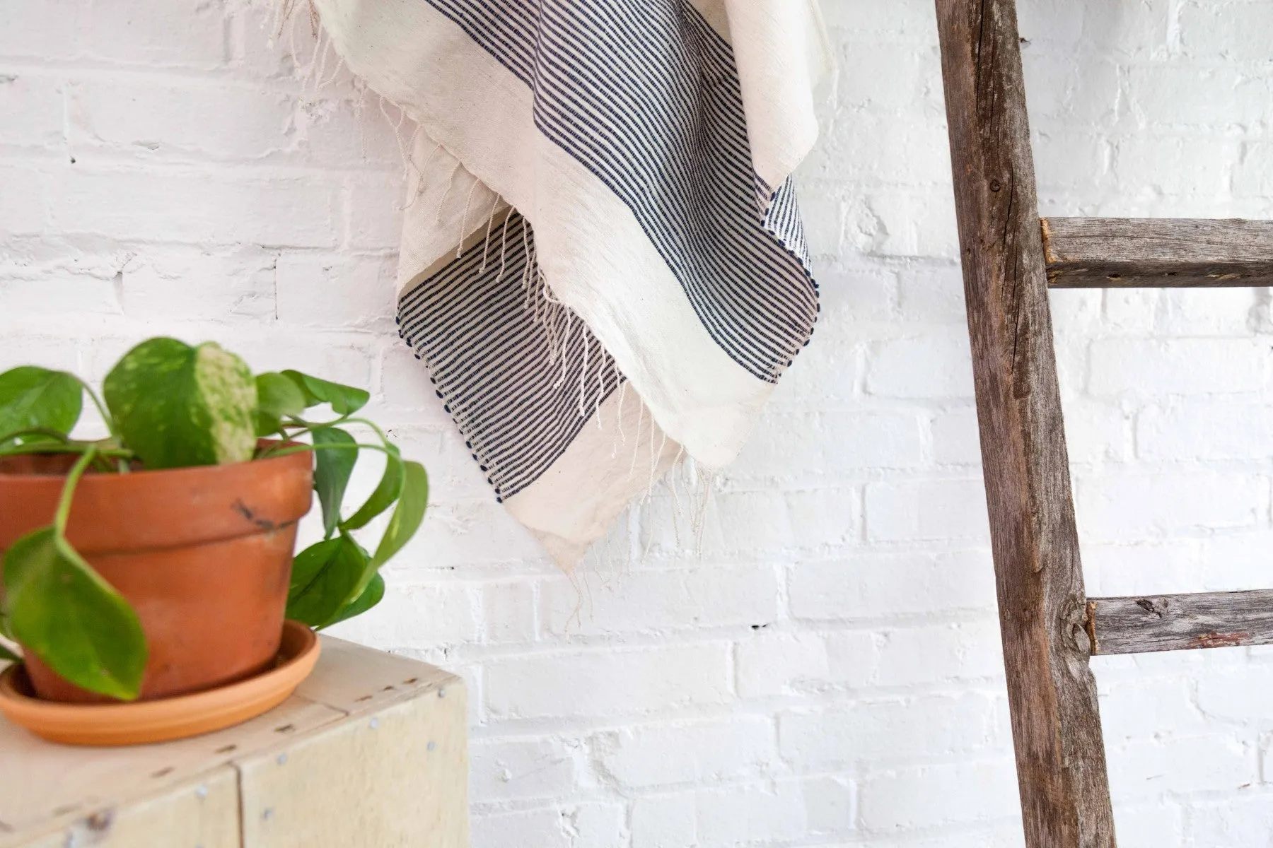 Navy Riviera Bath Towel/Beach Towel