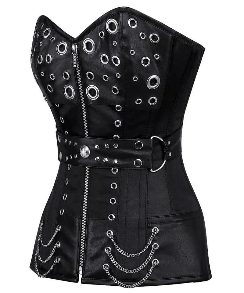 Nicole Overbust Gothic Steel Bone Corset