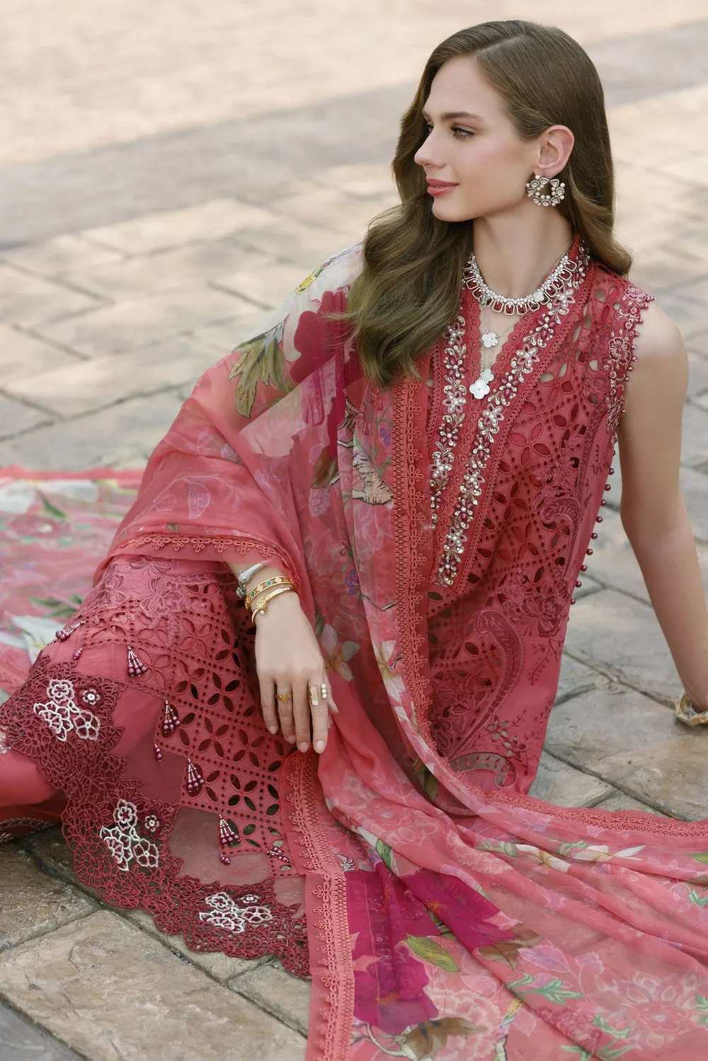 Noor by Saadia Asad | Eid Handwork Schiffli Laserkari '23 | D8-LIANA