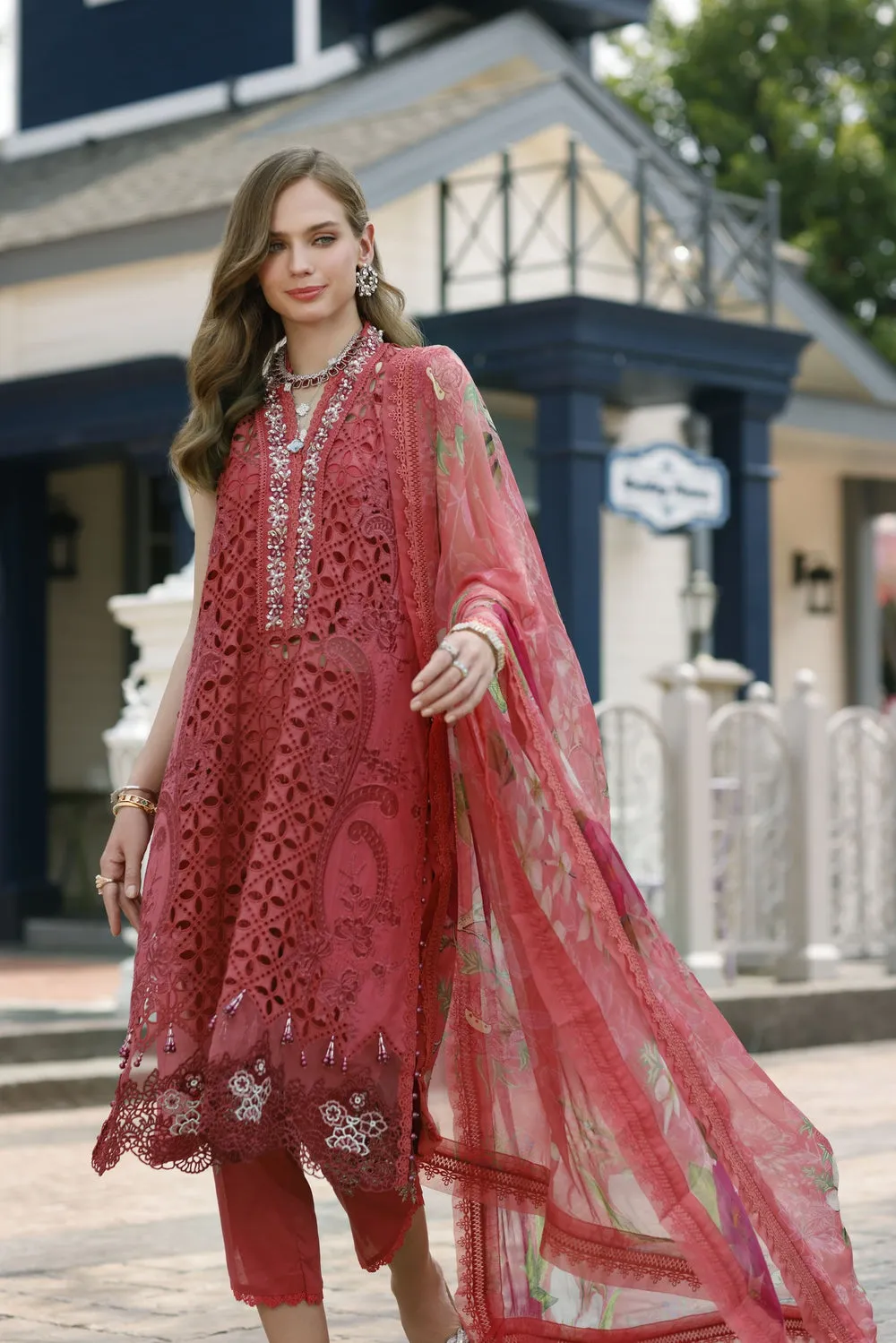 Noor by Saadia Asad | Eid Handwork Schiffli Laserkari '23 | D8-LIANA