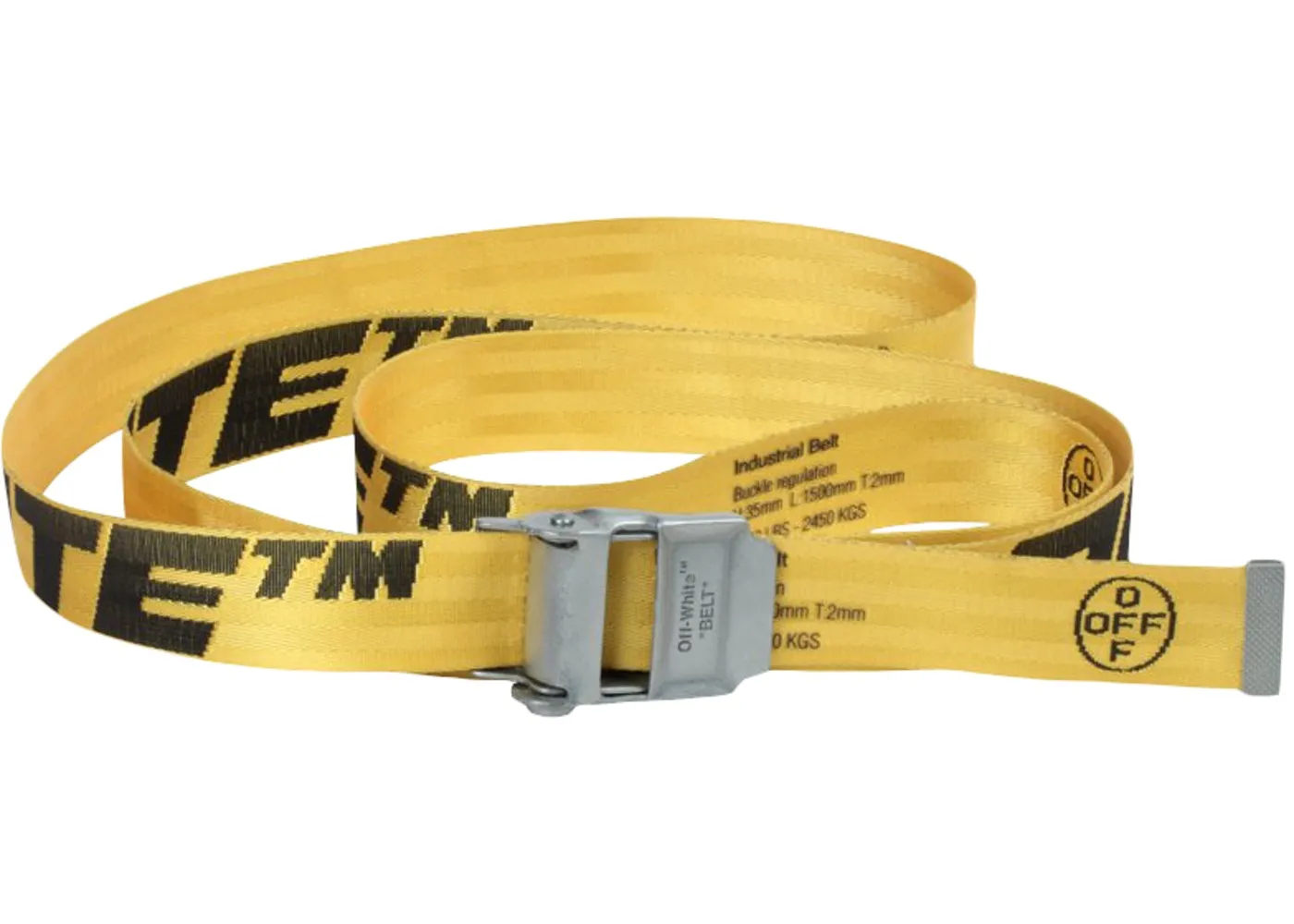 Off-White Industrial 2.0 Belt Yellow/Black