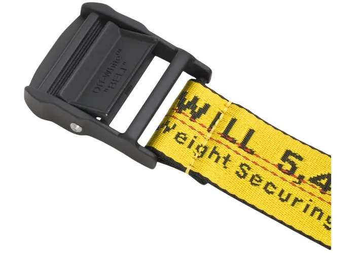 Off-White Industrial SS19 Belt Yellow/Black