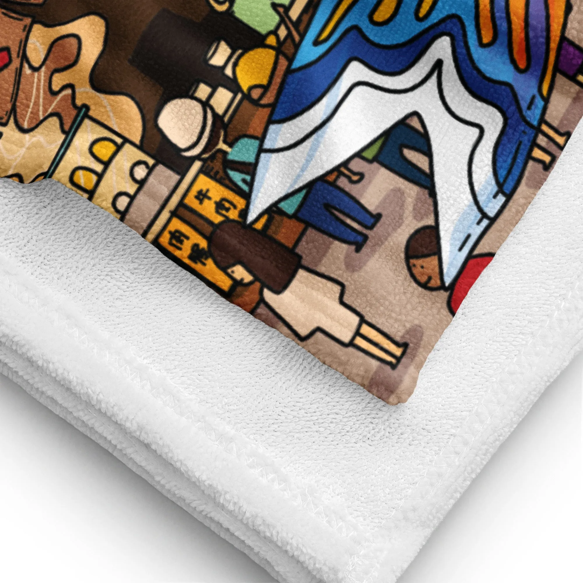 Okinawa Dragon Boat Festival Bath Towel