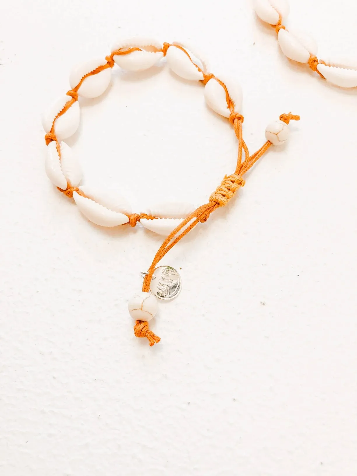 Orange Shell Bracelet
