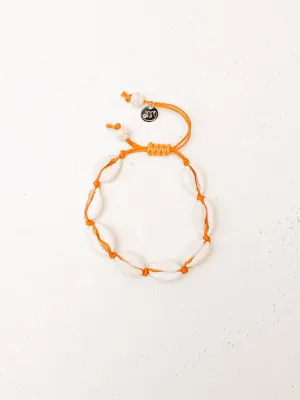 Orange Shell Bracelet