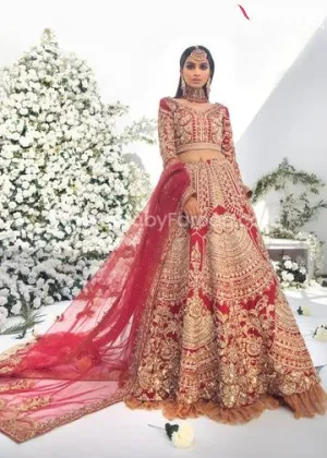 Pakistani Lehenga Bridal with Choli for Wedding #BR111