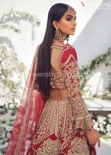 Pakistani Lehenga Bridal with Choli for Wedding #BR111