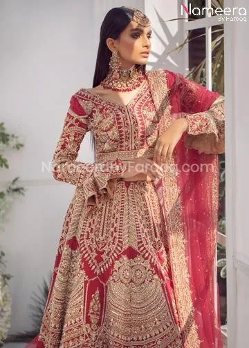 Pakistani Lehenga Bridal with Choli for Wedding #BR111