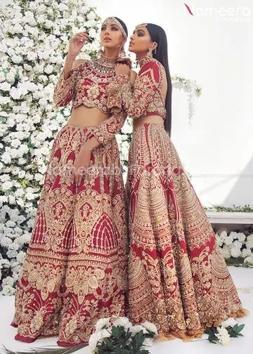 Pakistani Lehenga Bridal with Choli for Wedding #BR111