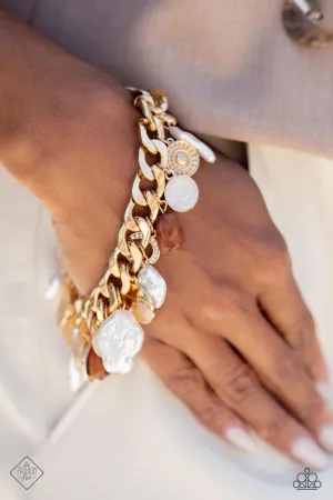 Paparazzi SEA For Yourself - Gold Bracelet