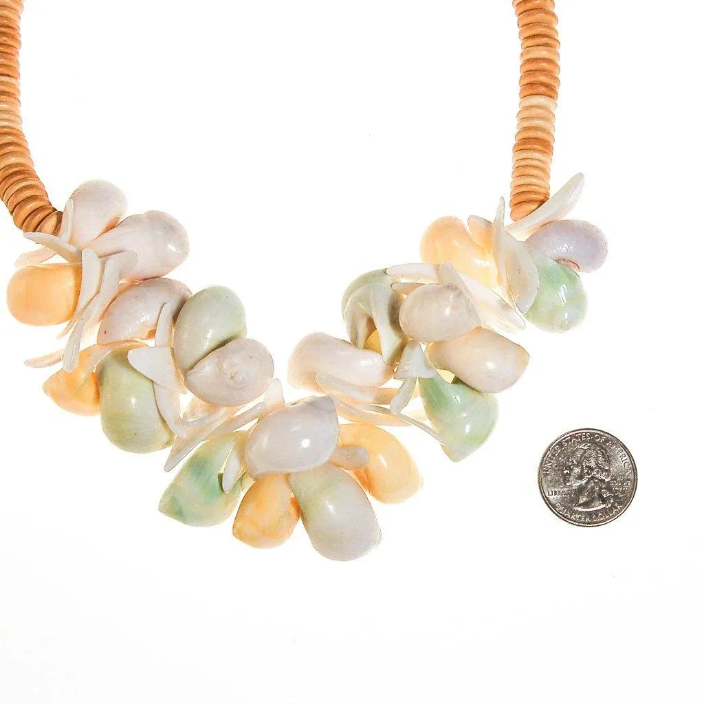 Pastel Shells Statement Necklace