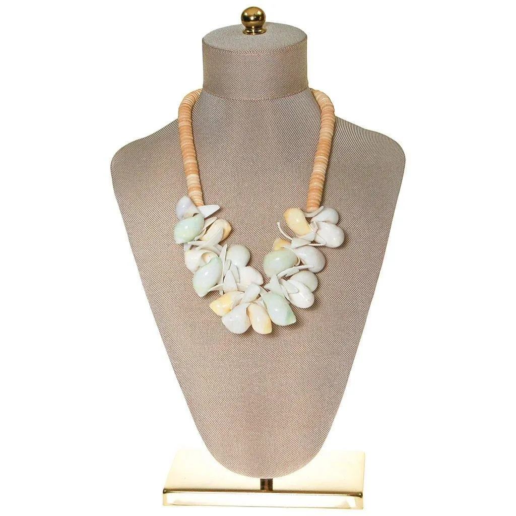 Pastel Shells Statement Necklace
