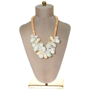 Pastel Shells Statement Necklace