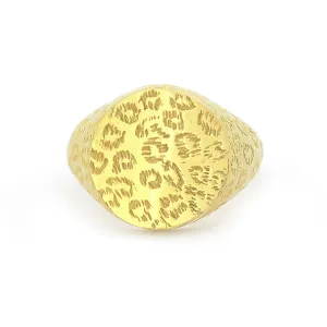 Pattern Leopard Ring 925 Sterling Silver