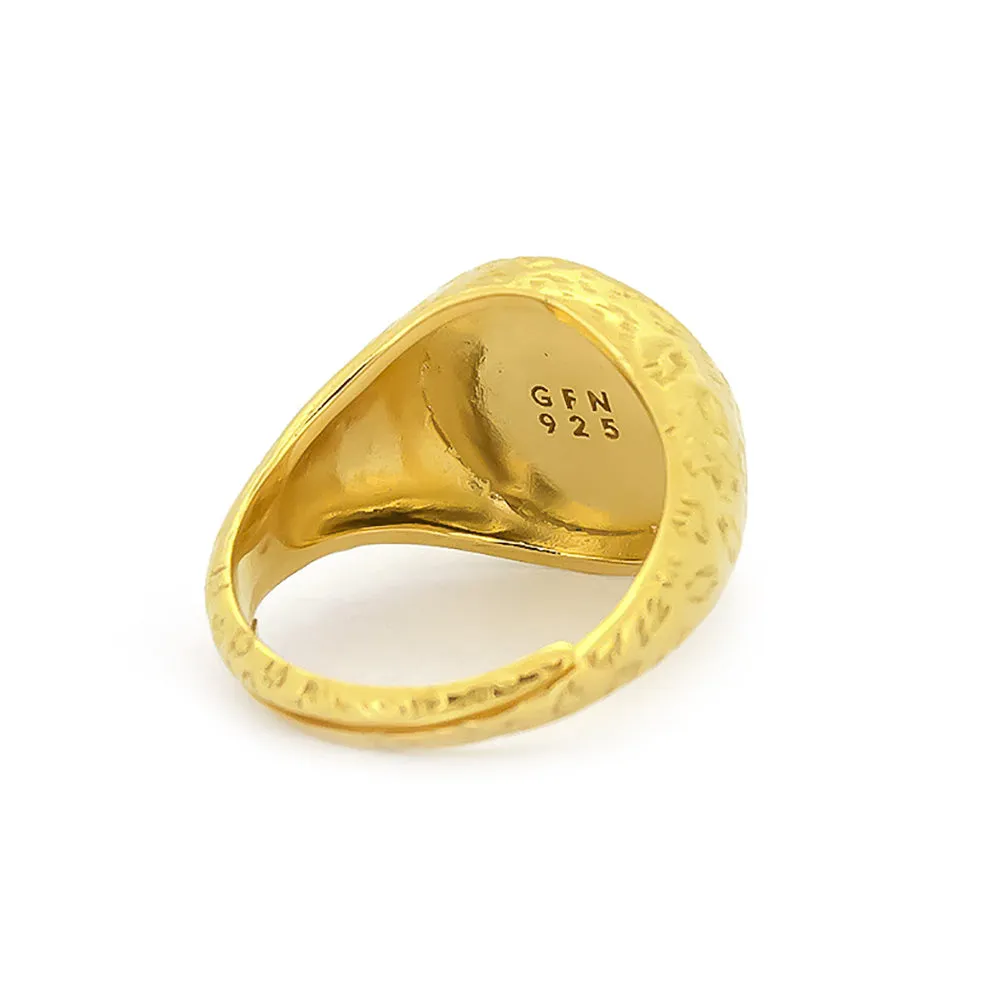 Pattern Leopard Ring 925 Sterling Silver