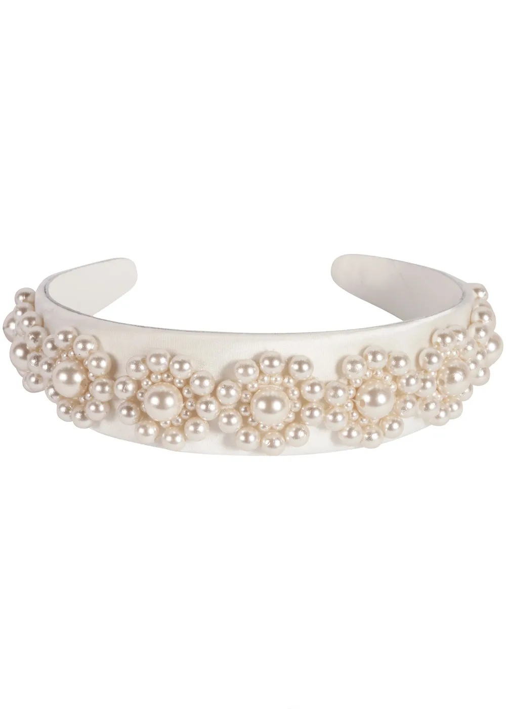 Pearl Rosette Headband