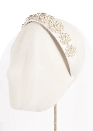 Pearl Rosette Headband