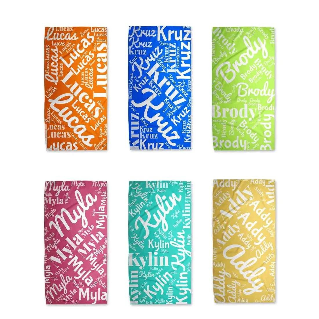 Personalized Beach Towel For Kids & Adults | 51 Colors