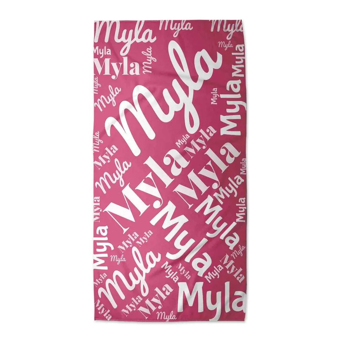 Personalized Beach Towel For Kids & Adults | 51 Colors
