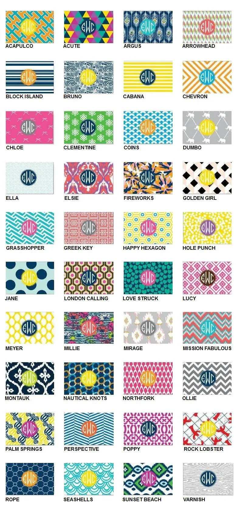 Personalized Return Address Labels: NEW PATTERNS & STYLES