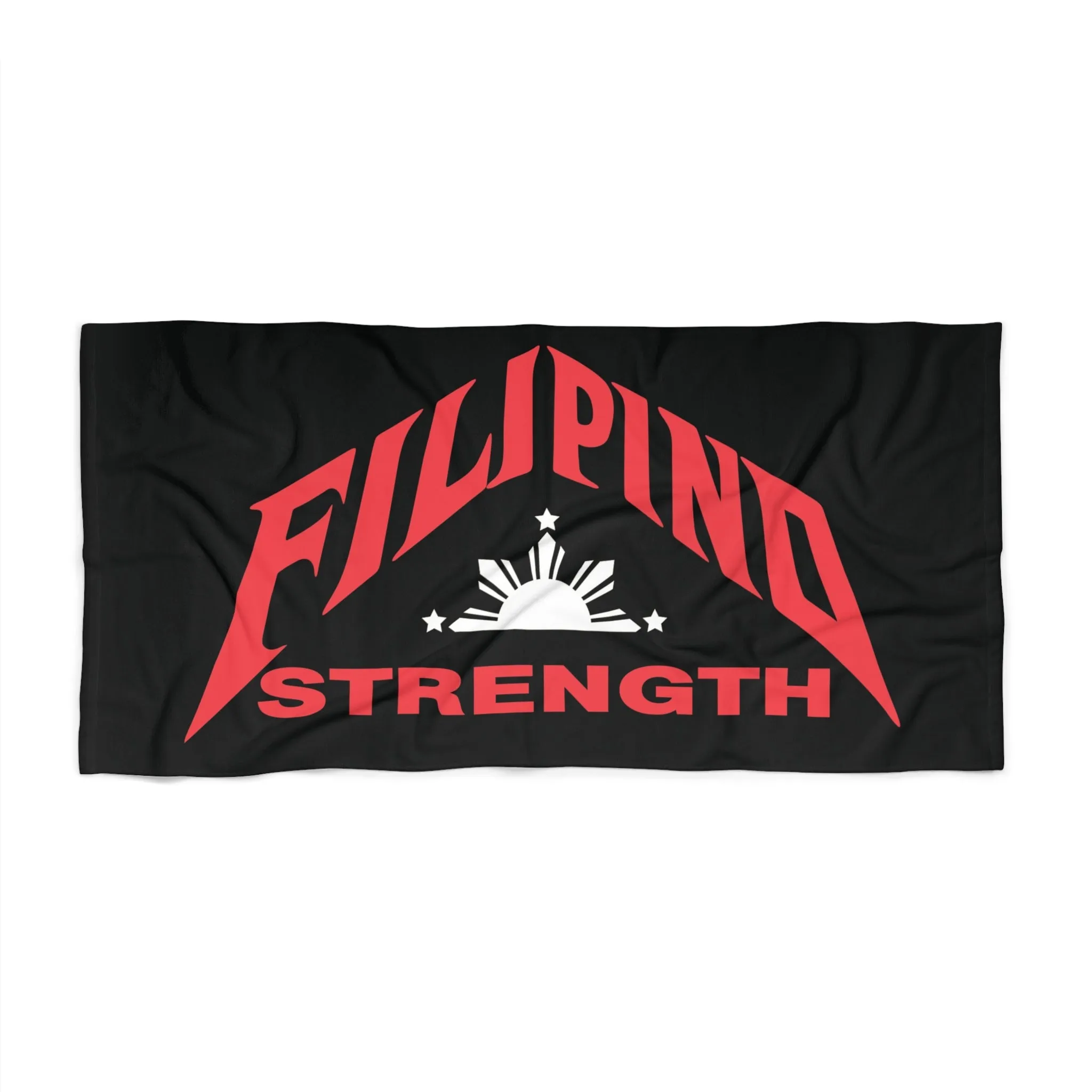 Philippines Sun Filipino Strength Beach Towel - Empower Your Summer Vibe