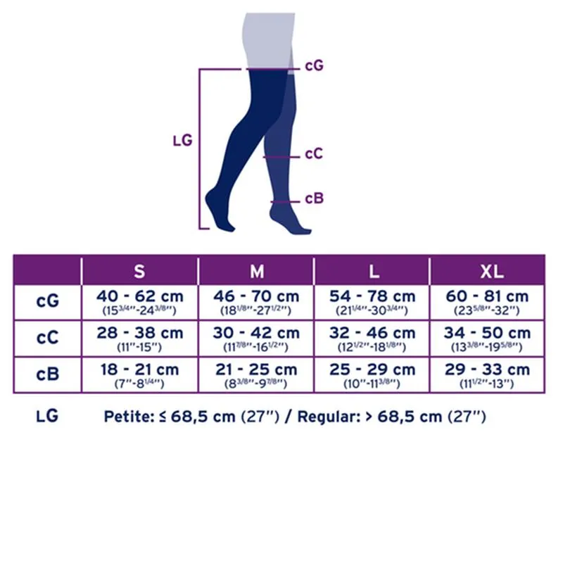 PR/1 JOBST ULTRASHEER WOMEN, THIGH HIGH, 20-30MMHG, LG, ESPRESSO, CLOSED TOE
