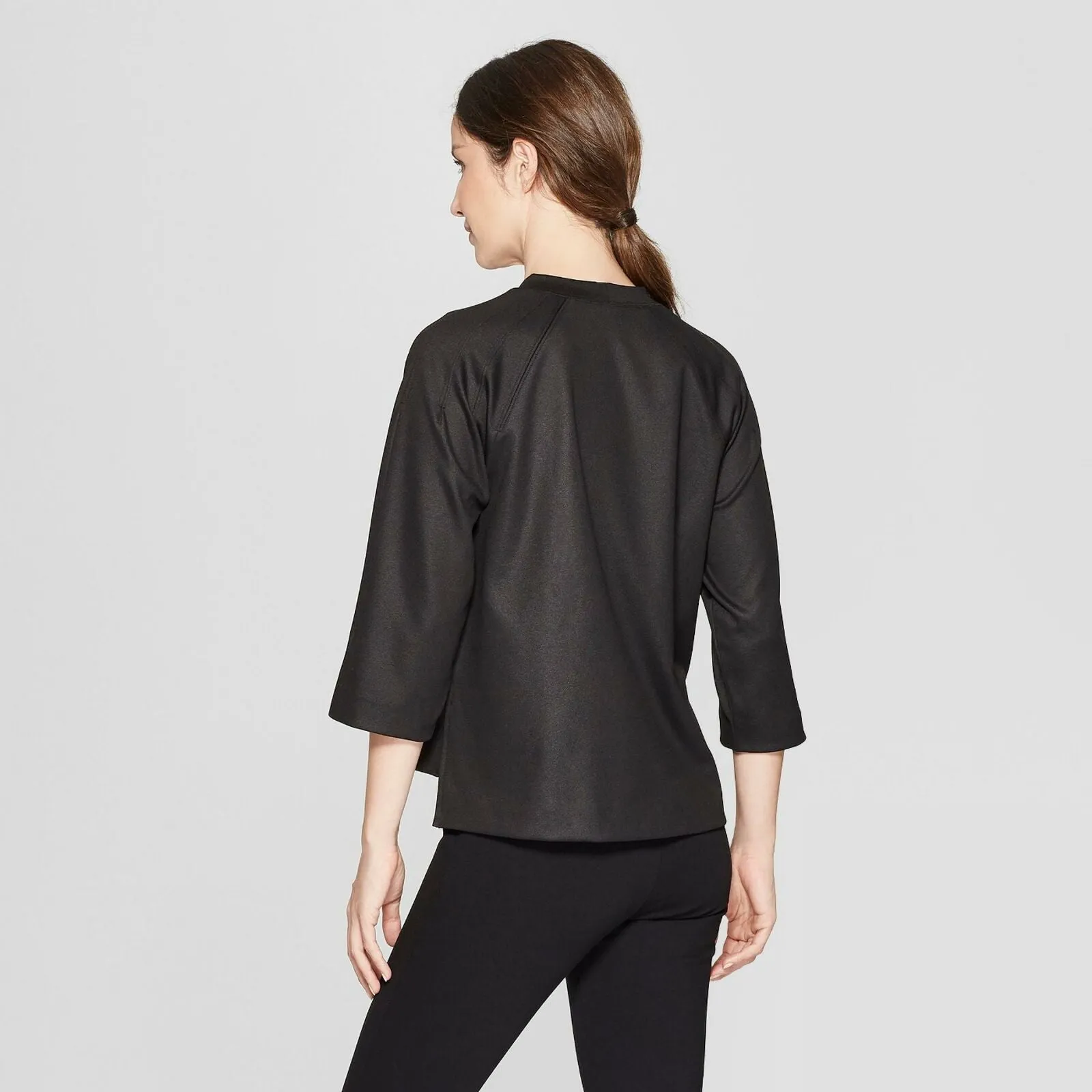 Prologue Women's Tuck Shoulder 3/4 Sleeve T-Shirt Top