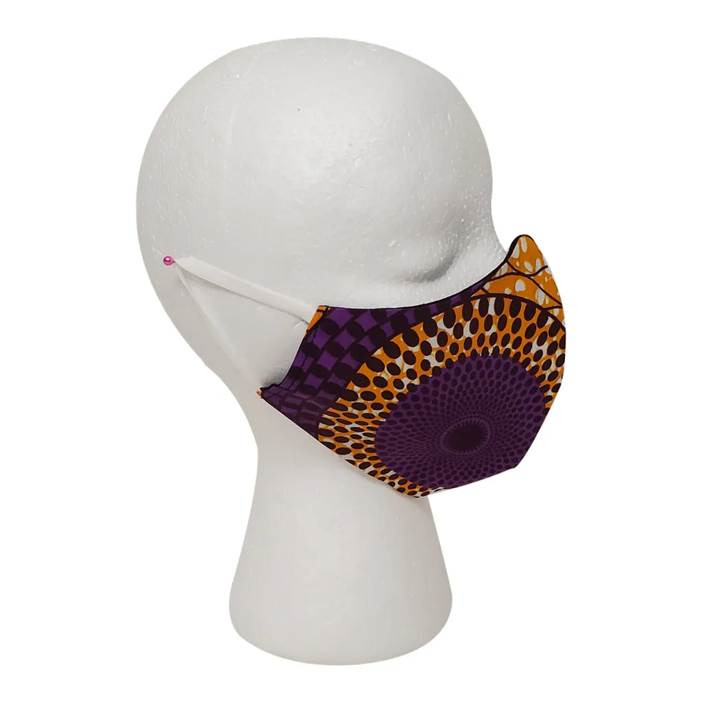 Purple Crown Face Mask