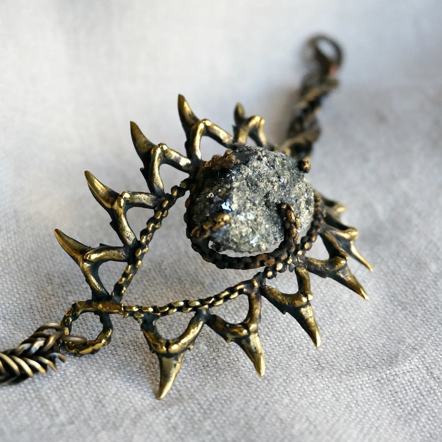Pyrite Evil Eye Bracelet