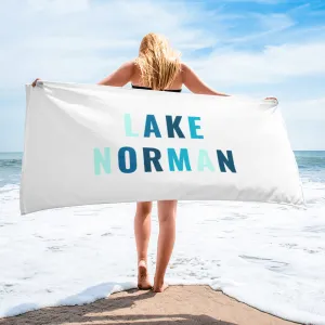 "Lake Norman- BLUE MULTI" Towel