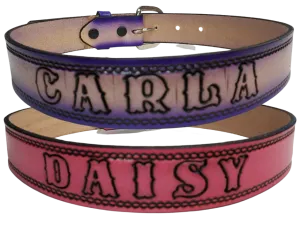 "Lil Flowers & Butterfly" KIDS NAME Belt "Quick Ship"