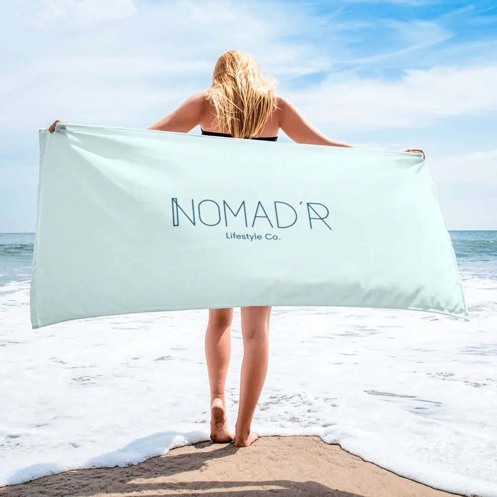 "NOMAD'R- AQUA/NAVY" Towel