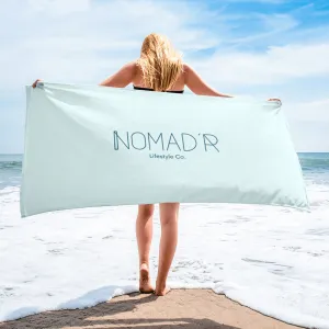 "NOMAD'R- AQUA/NAVY" Towel