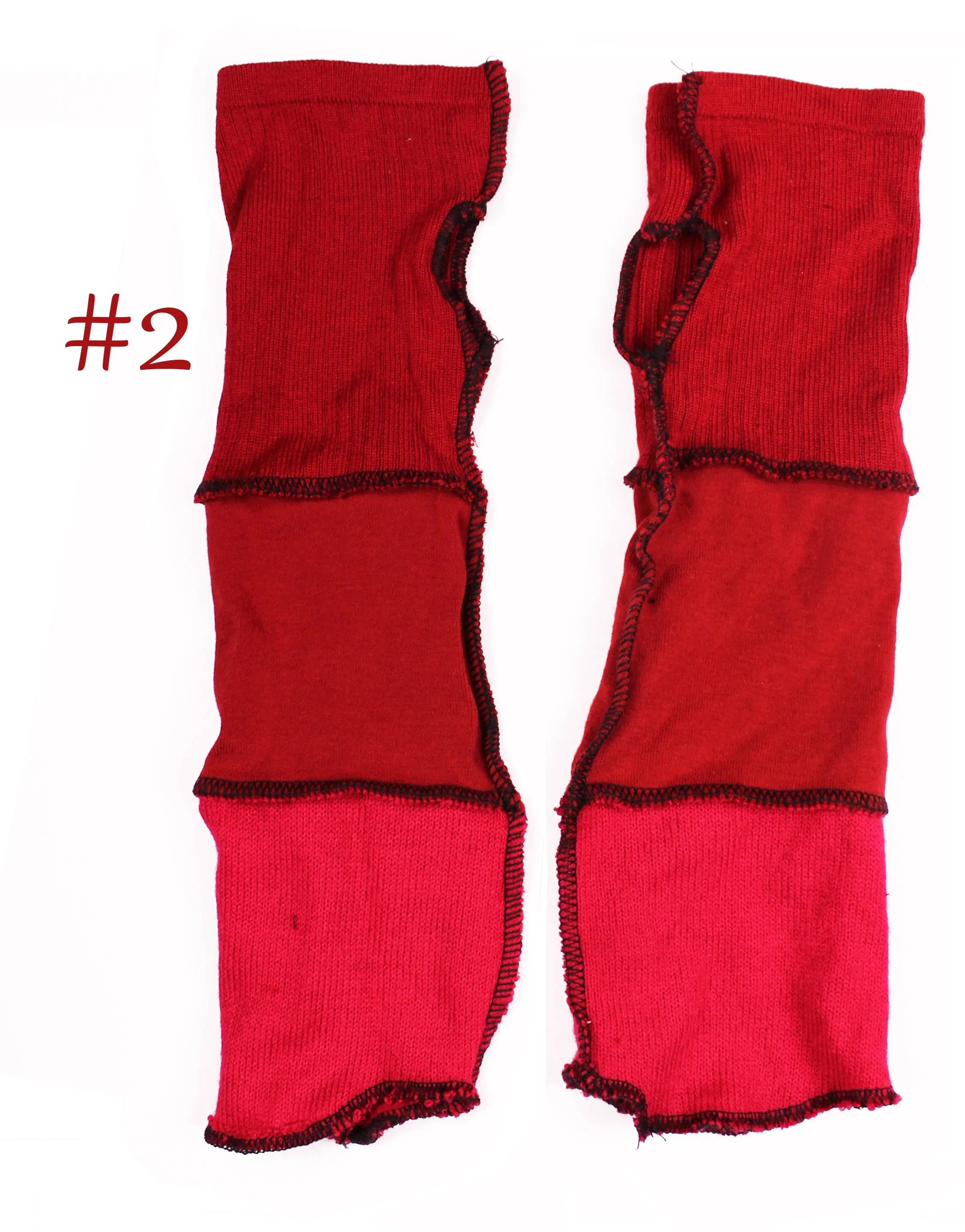 Red Arm Warmers - Tayissa